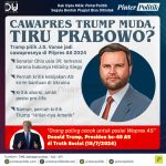 Cawapres Trump Muda, Tiru Prabowo?