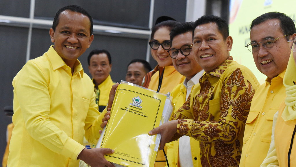 golkar-terima-dua-berkas-caketum,-salah-satunya-bahlil