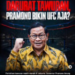 Darurat Tawuran, Pramono Bikin UFC Aja?