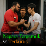 Negara Tergemuk vs Terkurus