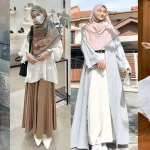 10 Style Hijab Syar’i dengan Rok yang Kece Abis, Auto Stylish Tapi Tetap Sopan!